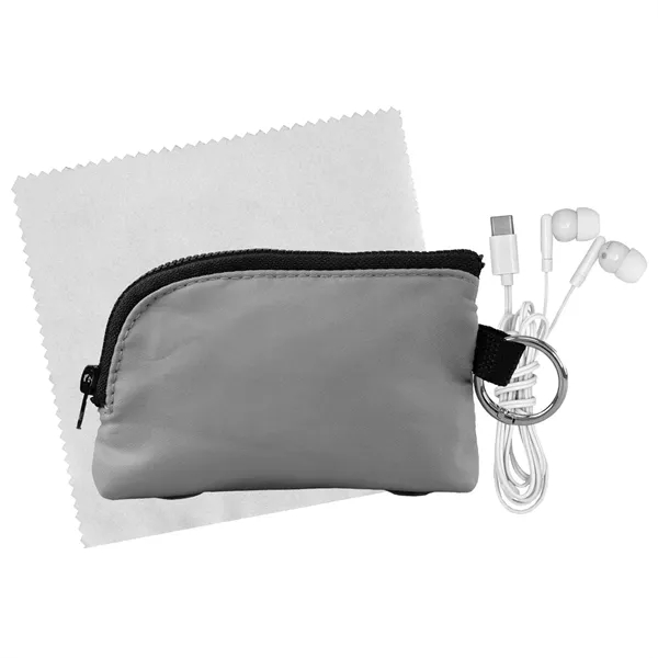 Zip Around Cloth & Ear Bud Kit... from ASI 30208 A P Specialties / AP Specialties