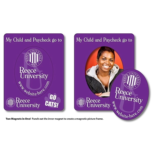 Magnet - Picture Frame Oval Punch (3.5x4.5) - 20 Mil.... from ASI 91760 Tradenet Publishing / TradeNet Line