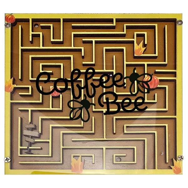 2-in-1 Labyrinth Layered Wood Coaster features an interactive maze you can... from ASI 61966 HPG / BCG Creations