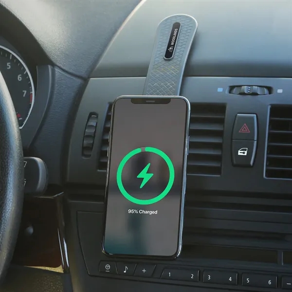 15W magnetic wireless charger with flexible mounting arm that adapts to... from ASI 61966 HPG / HandStands HPG Gold