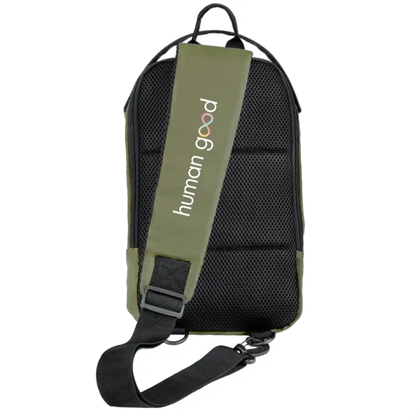 Crossbody Sling Bag. Premium padded, adjustable crossbody strap for max comfort.... from ASI 46755 Cosmo Promos