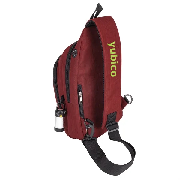 Torrent Crossbody Sling Bag. Premium padded, adjustable crossbody strap for max... from ASI 46755 Cosmo Promos