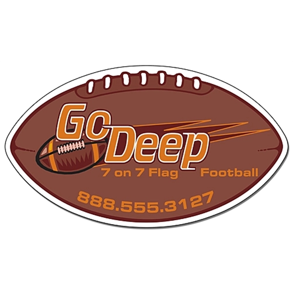 Magnet - Football Shape (7x4) - 20 mil.... from ASI 91760 Tradenet Publishing / TradeNet Line