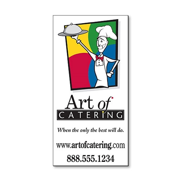 Magnet - 2.5x5 Square Corners - 25 Mil.... from ASI 91760 Tradenet Publishing / TradeNet Line