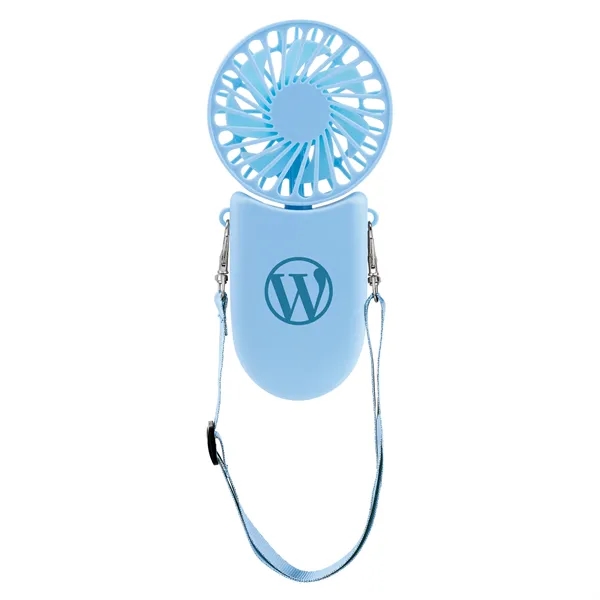 Adjustable Lanyard Fan. High power, low-noise fan. 3 fan speed settings.... from ASI 46755 Cosmo Promos