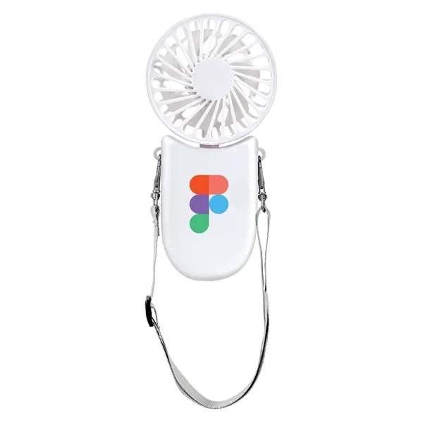 Adjustable Lanyard Fan. High power, low-noise fan. 3 fan speed settings.... from ASI 46755 Cosmo Promos