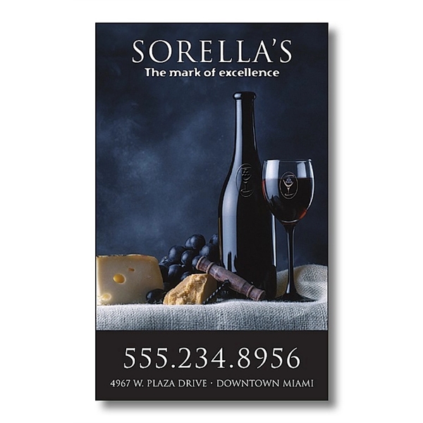 Magnet - 2x3.25 Square Corners - 20 mil.... from ASI 91760 Tradenet Publishing / TradeNet Line