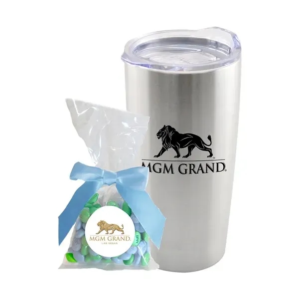 Tumbler with Chocolate Buttons Mug Drop... from ASI 44900 NC Custom (CI/Lanco) / Chocolate Inn