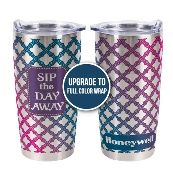 Tumbler with Chocolate Buttons Mug Drop... from ASI 44900 NC Custom (CI/Lanco) / Chocolate Inn