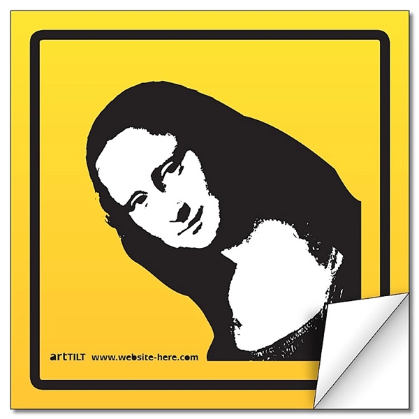 Sticker / Decal - UV-Coated Vinyl - 5x5 Square Shape... from ASI 91760 Tradenet Publishing / TradeNet Line