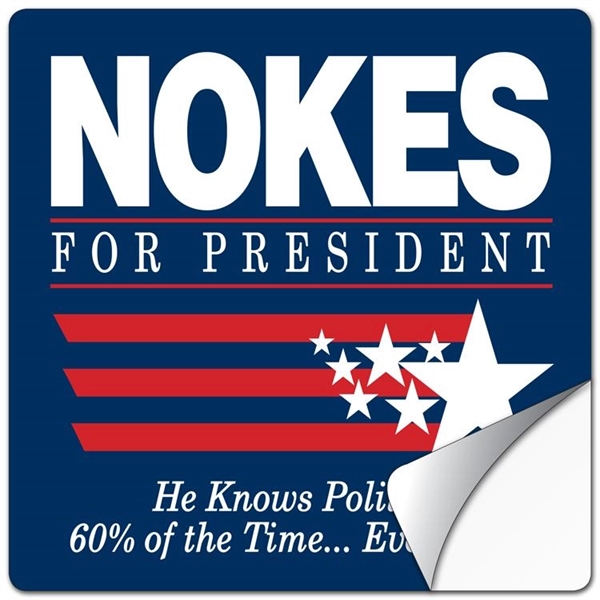 Sticker / Decal - UV-Coated Vinyl - 8x8 Square Shape... from ASI 91760 Tradenet Publishing / TradeNet Line