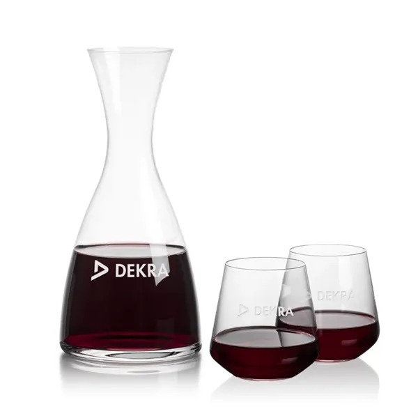 All New Barham Carafe Set with our Cannes Stemless Wine Glasses.... from ASI 84592 St Regis Group
