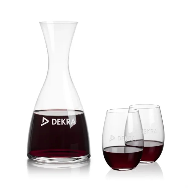 All New Barham Carafe Set with our Laurent Stemless Wine Glasses.... from ASI 84592 St Regis Group