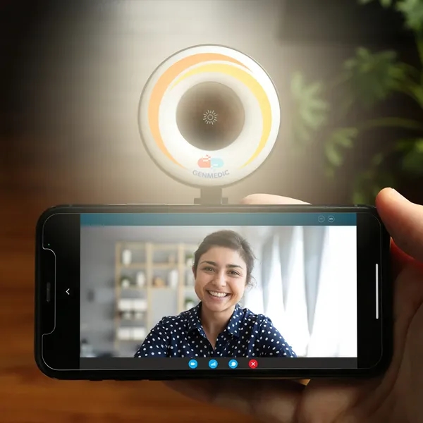 Magnetic selfie light with touch controls for bright, warm, and cool... from ASI 61966 HPG / HandStands