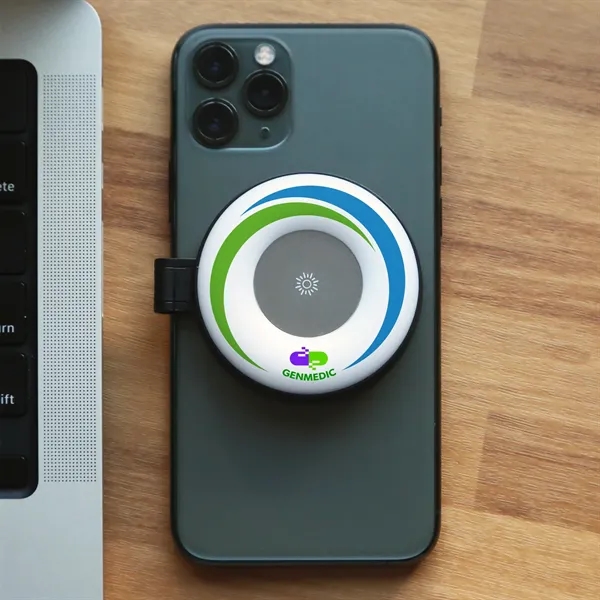 Magnetic selfie light with touch controls for bright, warm, and cool... from ASI 61966 HPG / HandStands