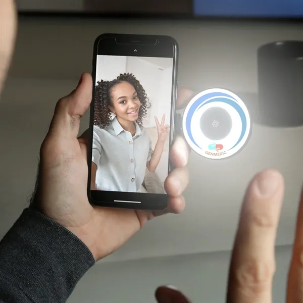 Magnetic selfie light with touch controls for bright, warm, and cool... from ASI 61966 HPG / HandStands