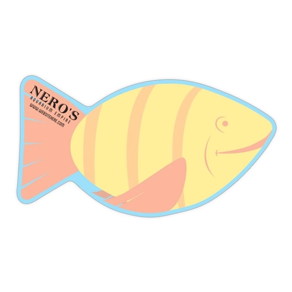Mini Memo Board Shape - 8.5x4.625 Laminated - FISH - 14... from ASI 91760 Tradenet Publishing / TradeNet Line