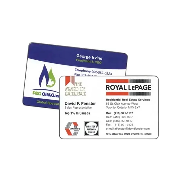 Plastic wallet card, 2.125" x 3.375".... from ASI 87400 ArtechPro