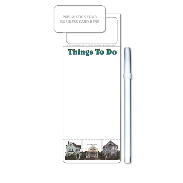 Skinny Mini Memo Boards - Stock Things To Do (3.5x9)... from ASI 91760 Tradenet Publishing / TradeNet Line
