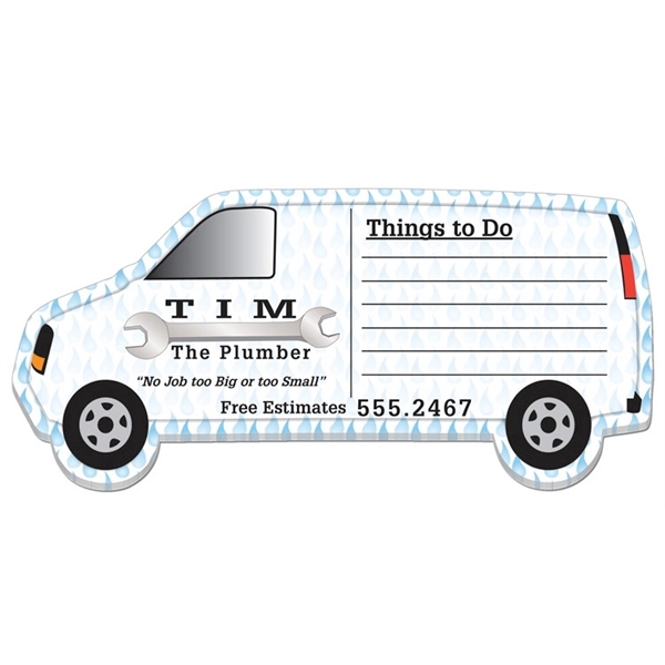 Stik-ON Shape Adhesive Notes - Van (6.8x3.2) - 25 Sheets.... from ASI 91760 Tradenet Publishing / TradeNet Line