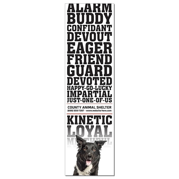 Magnet - 3.5x12.25 Square Corners - 20 mil.... from ASI 91760 Tradenet Publishing / TradeNet Line