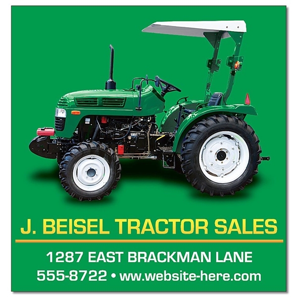 Magnet - 6.5x6.25 Square Corners - 25 mil.... from ASI 91760 Tradenet Publishing / TradeNet Line