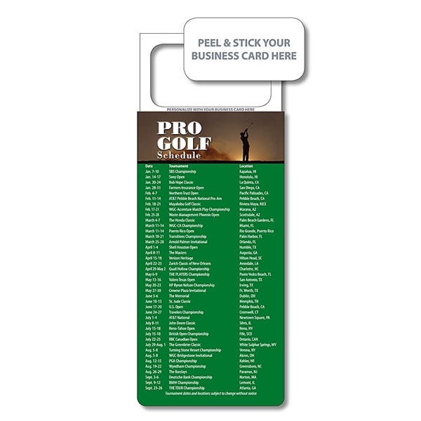 M.B.C. Sport Schedules - Pro Golf (3.5x9)... from ASI 91760 Tradenet Publishing / TradeNet Line