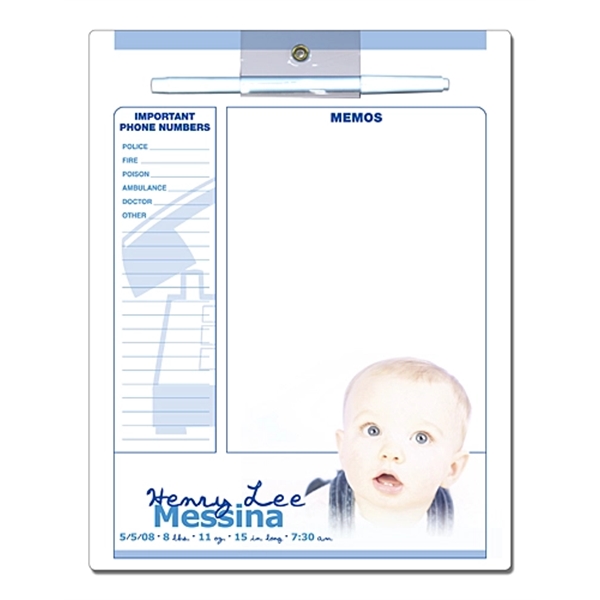 Announcement Memo Board - 8.5x11 Laminated - 14 pt.... from ASI 91760 Tradenet Publishing / TradeNet Line