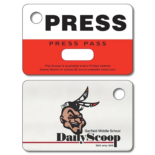 Laminated I.D./Wallet Card with Punch - 3.5x2.25 - 14 pt.... from ASI 91760 Tradenet Publishing / TradeNet Line