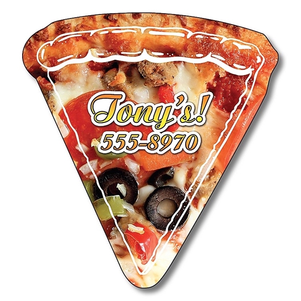 Magnet - Pizza Slice Shape (2.44x2.63) - 20 mil.... from ASI 91760 Tradenet Publishing / TradeNet Line
