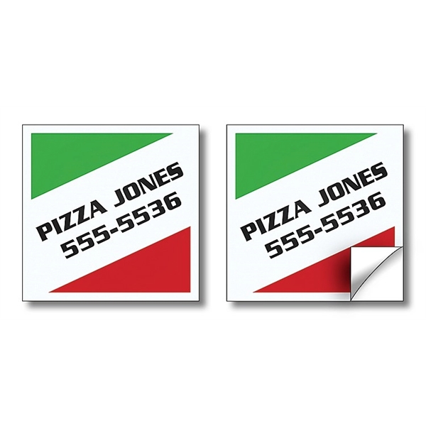 Sticker / Decal - UV-Coated Vinyl - 2.5x2.5 Square Shape... from ASI 91760 Tradenet Publishing / TradeNet Line