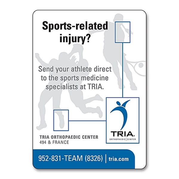 Magnet - 3.5x2.5 Round Corners - 25 Mil.... from ASI 91760 Tradenet Publishing / TradeNet Line