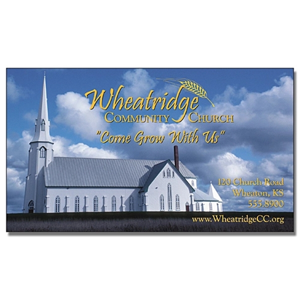 Religious Business Card Magnet - 3.5x2 (Square Corners) - 25... from ASI 91760 Tradenet Publishing / TradeNet Line