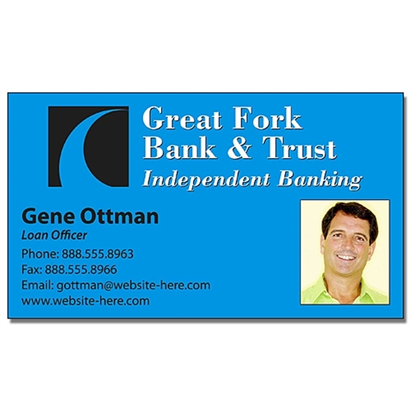 Financial Services Business Card Magnet - 3.5x2 (Square Corn... from ASI 91760 Tradenet Publishing / TradeNet Line