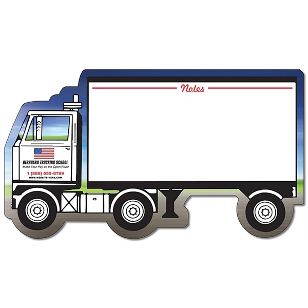 Mini Memo Board Shape - 8.375x4.75 Laminated - SEMI-TRUCK /... from ASI 91760 Tradenet Publishing / TradeNet Line