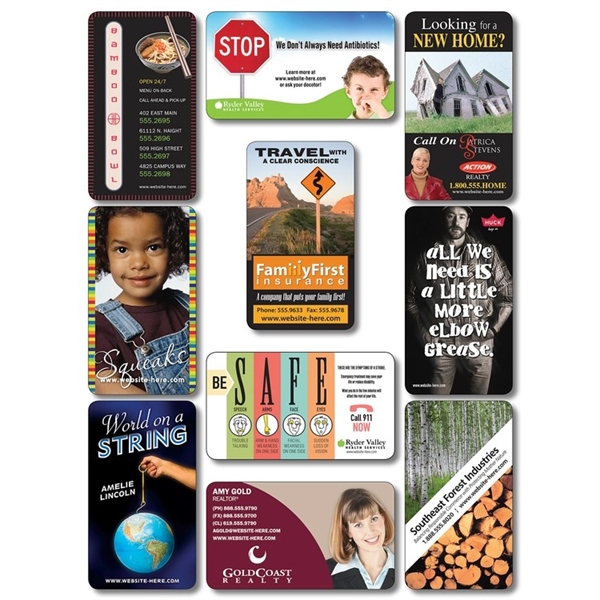 Business Card Sticker / Decal - UV-Coated Vinyl - 3.5x2 Rect... from ASI 91760 Tradenet Publishing / TradeNet Line