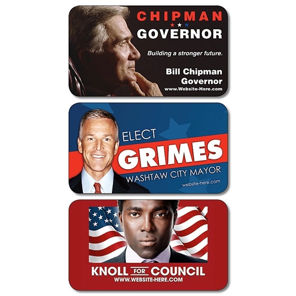 Political Business Card Magnet - 3.5x2 (Round Corners) - 20... from ASI 91760 Tradenet Publishing / TradeNet Line