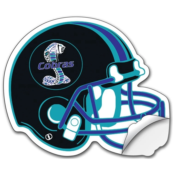 Sticker / Decal - UV-Coated Vinyl - 8.5x10.125 Football Helm... from ASI 91760 Tradenet Publishing / TradeNet Line