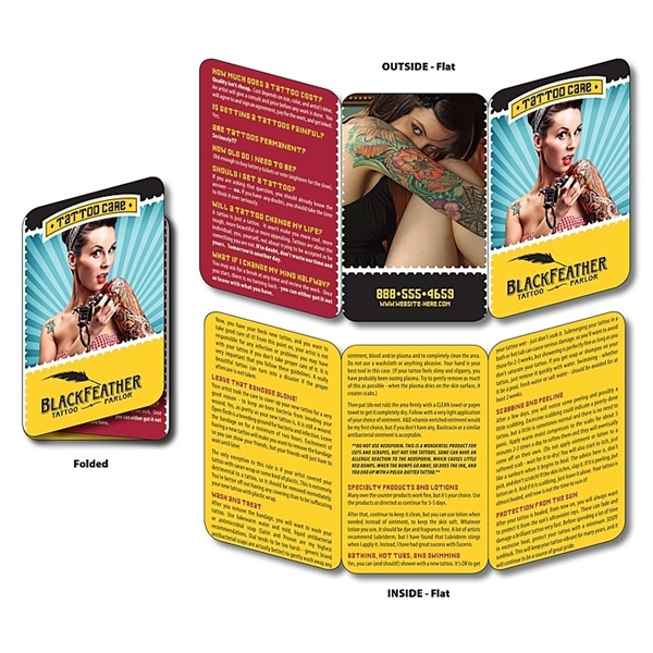 Plastic Wallet Card - 6.75x3.5 (Flat Size) Laminated Tri-Fol... from ASI 91760 Tradenet Publishing / TradeNet Line