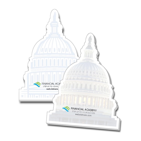 Stik-ON Shape Adhesive Notes - Capitol Dome (3.75x4.875)... from ASI 91760 Tradenet Publishing / TradeNet Line