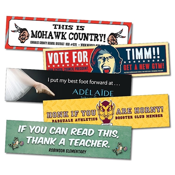 Bumper Sticker / Decal - UV-Coated Vinyl - 10.5x2.625 Rectan... from ASI 91760 Tradenet Publishing / TradeNet Line