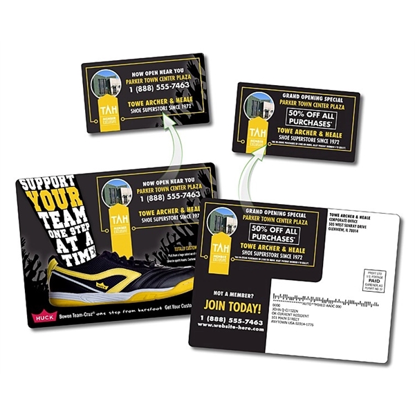 Snap-Out Mail Card (4.25x5.6875) - Extra-Thick Laminated Pap... from ASI 91760 Tradenet Publishing / TradeNet Line