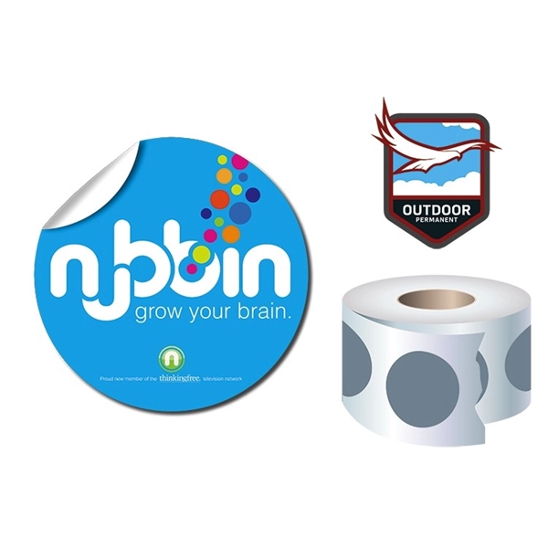 Roll Stickers / Decal - Outdoor Permanent - 4.0" Diameter Ro... from ASI 91760 Tradenet Publishing / TradeNet Line