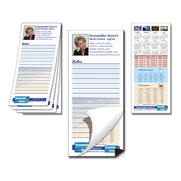 Scratch Pad / Notepad with Magnetic Backer - Custom 25-Sheet... from ASI 91760 Tradenet Publishing / TradeNet Line