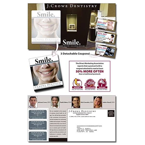 Magna-Peel Postcard (10.5x5.5) with 3 Perforated Coupons and... from ASI 91760 Tradenet Publishing / TradeNet Line