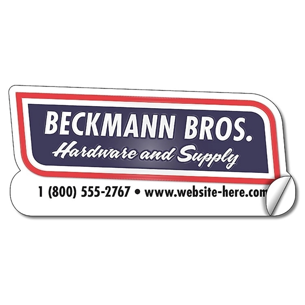 Custom Size / Shape (6 up) -Sticker / Decal / Label... from ASI 91760 Tradenet Publishing / TradeNet Line