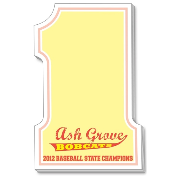 Stik-ON Shape Adhesive Notes - Number One (3.25x5.25) - 25 Sheet.... from ASI 91760 Tradenet Publishing / TradeNet Line