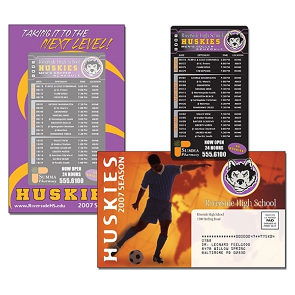 School Magna-Peel Postcard (8.5x5.25) - Laminated with 3.5x6... from ASI 91760 Tradenet Publishing / TradeNet Line