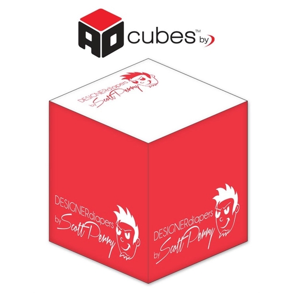 Ad Cubes - Memo Notes - 3.375x3.375x3.375-1 Color, 1 Side D... from ASI 91760 Tradenet Publishing / TradeNet Line