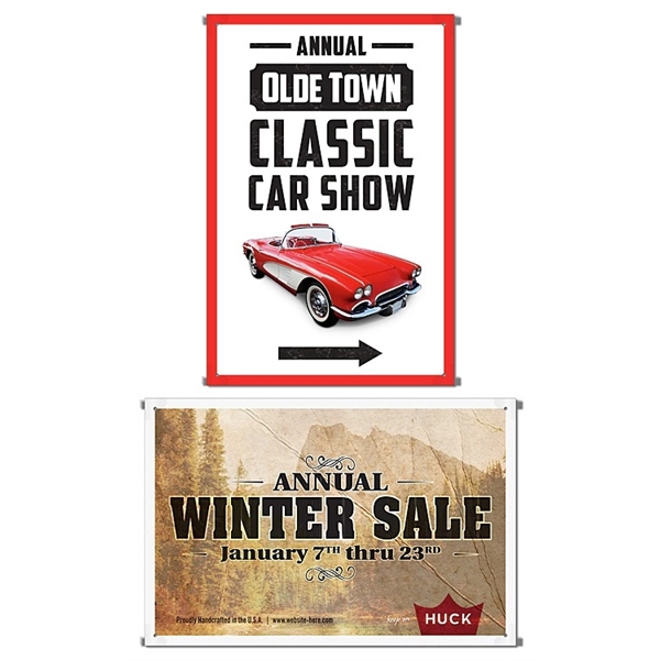 Banner - 2' x 3' - Gloss Vinyl (Includes Plastic Adhesive... from ASI 91760 Tradenet Publishing / TradeNet Line